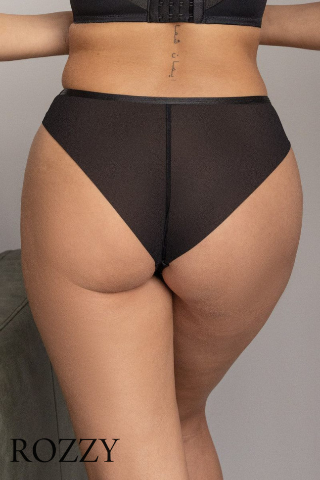 Трусы слипы Kris Line Blurry черный/мультиколор