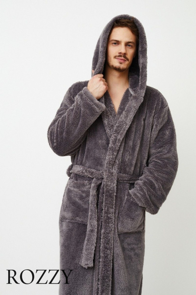 Халат мужской Aruelle Jason темно-серый