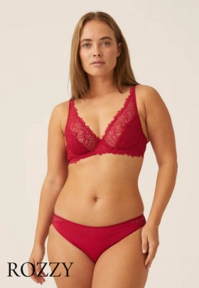 Бюстгальтер Naturana The Friday 7675 бордовый К